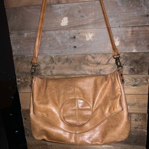 HOBO fold over distressed crossbody